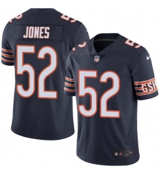 Youth Nike Chicago Bears #52 Christian Jones Navy Blue Team Color Vapor Untouchable Limited Player NFL Jersey