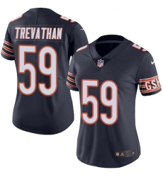 Women's Nike Chicago Bears #59 Danny Trevathan Navy Blue Team Color Vapor Untouchable Limited Player NFL Jersey