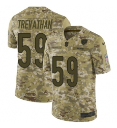 Youth Nike Chicago Bears #59 Danny Trevathan Limited Camo 2018 Salute to Service NFL Jersey