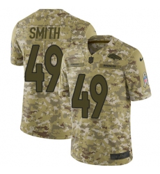 Youth Nike Denver Broncos #49 Dennis Smith Limited Camo 2018 Salute to Service NFL Jersey
