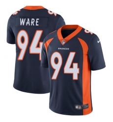 Men's Nike Denver Broncos #94 DeMarcus Ware Navy Blue Alternate Vapor Untouchable Limited Player NFL Jersey