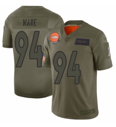 Youth Denver Broncos #94 DeMarcus Ware Limited Camo 2019 Salute to Service Football Jersey