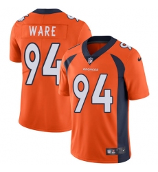 Youth Nike Denver Broncos #94 DeMarcus Ware Orange Team Color Vapor Untouchable Limited Player NFL Jersey