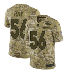 Men's Nike Denver Broncos #56 Shane Ray Limited Camo 2018 Salute to Service NFL Jersey
