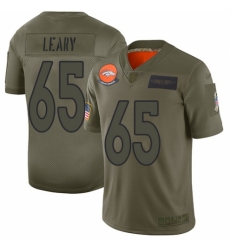 Women's Denver Broncos #65 Ronald Leary Limited Camo 2019 Salute to Service Football Jersey