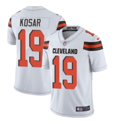Youth Nike Cleveland Browns #19 Bernie Kosar White Vapor Untouchable Limited Player NFL Jersey