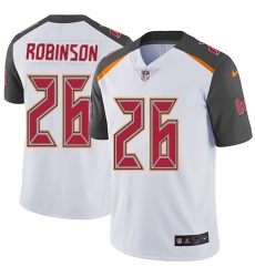 Men's Nike Tampa Bay Buccaneers #26 Josh Robinson White Vapor Untouchable Limited Player NFL Jersey