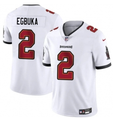 Men's Tampa Bay Buccaneers #2 Emeka Egbuka White 2025 Draft Vapor Untouchable Limited Football Stitched Jersey
