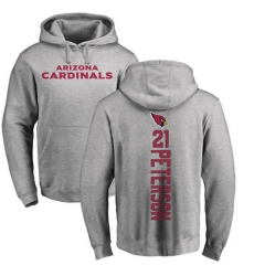NFL Nike Arizona Cardinals #21 Patrick Peterson Ash Backer Pullover Hoodie