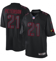 Youth Nike Arizona Cardinals #21 Patrick Peterson Limited Black Impact NFL Jersey