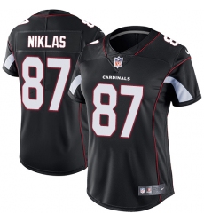 Women's Nike Arizona Cardinals #87 Troy Niklas Black Alternate Vapor Untouchable Limited Player NFL Jersey