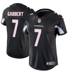 Women's Nike Arizona Cardinals #7 Blaine Gabbert Black Alternate Vapor Untouchable Limited Player NFL Jersey