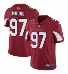 Men's Nike Arizona Cardinals #97 Josh Mauro Red Team Color Vapor Untouchable Limited Player NFL Jersey