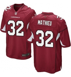 Men's Nike Arizona Cardinals #32 Tyrann Mathieu Game Red Team Color NFL Jersey