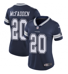 Women's Nike Dallas Cowboys #20 Darren McFadden Navy Blue Team Color Vapor Untouchable Limited Player NFL Jersey