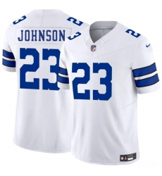 Men's Dallas Cowboys #23 Buddy Johnson White 2025 F.U.S.E. Vapor Untouchable Limited Football Stitched Jersey