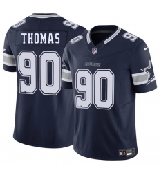 Men's Dallas Cowboys #90 Solomon Thomas Navy 2025 F.U.S.E. Vapor Untouchable Limited Football Stitched Jersey