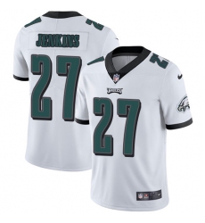 Men's Nike Philadelphia Eagles #27 Malcolm Jenkins White Vapor Untouchable Limited Player NFL Jersey