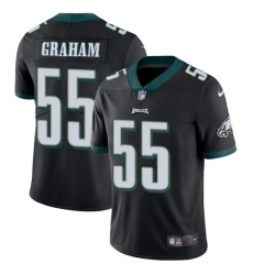 Youth Nike Philadelphia Eagles #55 Brandon Graham Black Alternate Vapor Untouchable Limited Player NFL Jersey