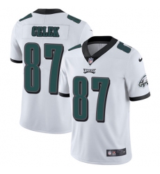 Youth Nike Philadelphia Eagles #87 Brent Celek White Vapor Untouchable Limited Player NFL Jersey