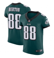Men's Nike Philadelphia Eagles #88 Trey Burton Midnight Green Team Color Vapor Untouchable Elite Player NFL Jersey