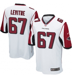 Men's Nike Atlanta Falcons #67 Andy Levitre Game White NFL Jersey