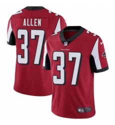 Men's Nike Atlanta Falcons #37 Ricardo Allen Red Team Color Vapor Untouchable Limited Player NFL Jersey