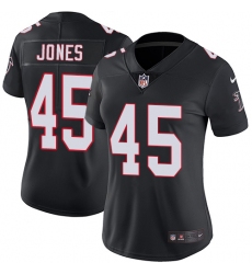 Women's Nike Atlanta Falcons #45 Deion Jones Black Alternate Vapor Untouchable Limited Player NFL Jersey