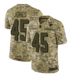 Youth Nike Atlanta Falcons #45 Deion Jones Limited Camo 2018 Salute to Service NFL Jersey