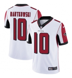 Men's Nike Atlanta Falcons #10 Steve Bartkowski White Vapor Untouchable Limited Player NFL Jersey