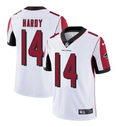 Men's Nike Atlanta Falcons #14 Justin Hardy White Vapor Untouchable Limited Player NFL Jersey