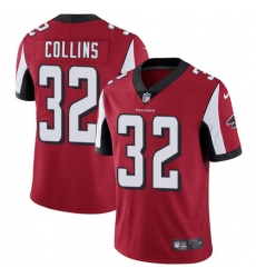 Men's Nike Atlanta Falcons #32 Jalen Collins Red Team Color Vapor Untouchable Limited Player NFL Jersey