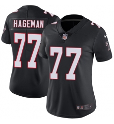 Women's Nike Atlanta Falcons #77 Ra'Shede Hageman Black Alternate Vapor Untouchable Limited Player NFL Jersey