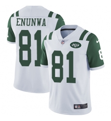 Men's Nike New York Jets #81 Quincy Enunwa White Vapor Untouchable Limited Player NFL Jersey