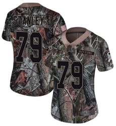 Women's Nike Baltimore Ravens #79 Ronnie Stanley Limited Camo Salute to Service NFL Jersey