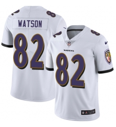 Youth Nike Baltimore Ravens #82 Benjamin Watson White Vapor Untouchable Limited Player NFL Jersey