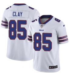 Men's Nike Buffalo Bills #85 Charles Clay White Vapor Untouchable Limited Player NFL Jersey