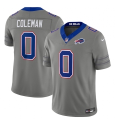 Men's Buffalo Bills #0 Keon Coleman Gray F.U.S.E. 2026 Nickel City Vapor Football Stitched Jersey