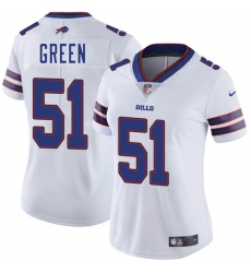 Women's Buffalo Bills #51 Kendrick Green White Vapor Stitched Football Jersey(Run Small)