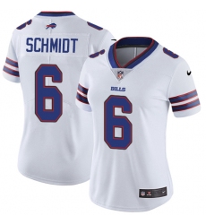 Women's Nike Buffalo Bills #6 Colton Schmidt White Vapor Untouchable Limited Player NFL Jersey