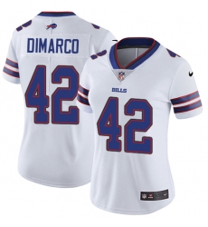 Women's Nike Buffalo Bills #42 Patrick DiMarco White Vapor Untouchable Limited Player NFL Jersey