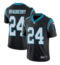 Men's Nike Carolina Panthers #24 James Bradberry Black Team Color Vapor Untouchable Limited Player NFL Jersey