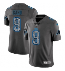 Men's Nike Carolina Panthers #9 Graham Gano Gray Static Vapor Untouchable Limited NFL Jersey