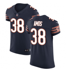 Men's Nike Chicago Bears #38 Adrian Amos Navy Blue Team Color Vapor Untouchable Elite Player NFL Jersey
