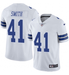 Youth Nike Dallas Cowboys #41 Keith Smith White Vapor Untouchable Limited Player NFL Jersey