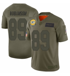 Men's Green Bay Packers #89 Dave Robinson Limited Camo 2019 Salute to Service Football Jersey