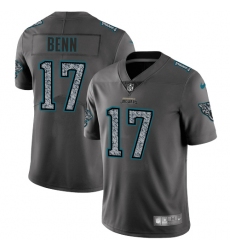 Men's Nike Jacksonville Jaguars #17 Arrelious Benn Gray Static Vapor Untouchable Limited NFL Jersey