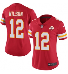 Women's Nike Kansas City Chiefs #12 Albert Wilson Red Team Color Vapor Untouchable Limited Player NFL Jersey