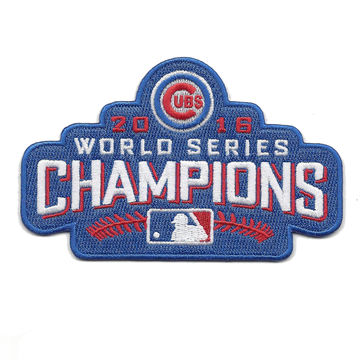 Chicago Cubs 2016 World Series Champions Patch